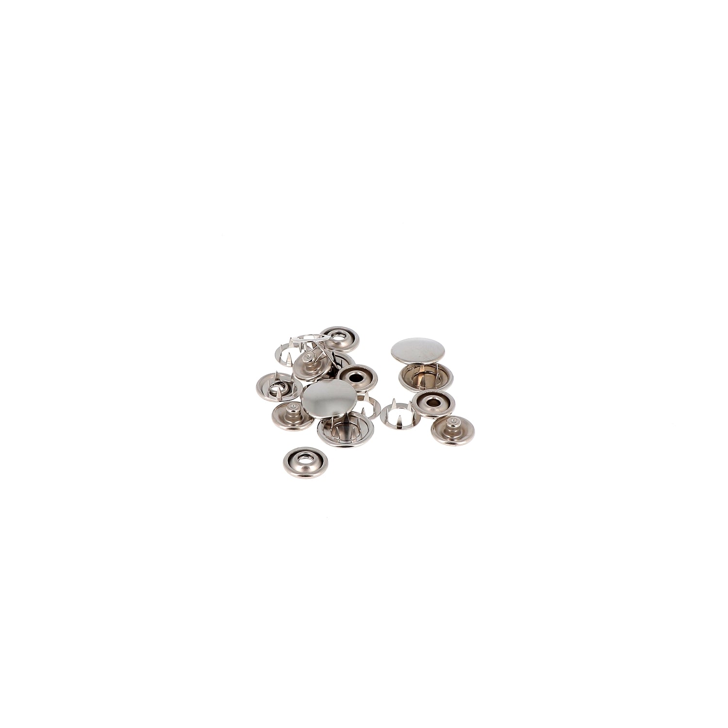 Bohin pressions bouton pression 14 mm argent