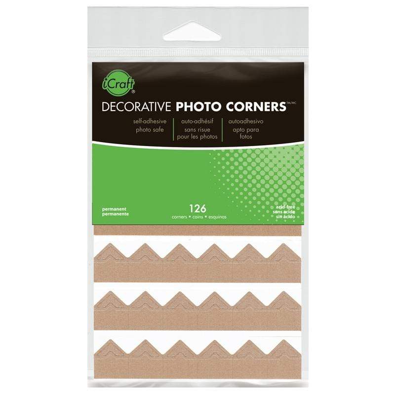 iCraft Photo Corners coins photo kraft 126 pcs