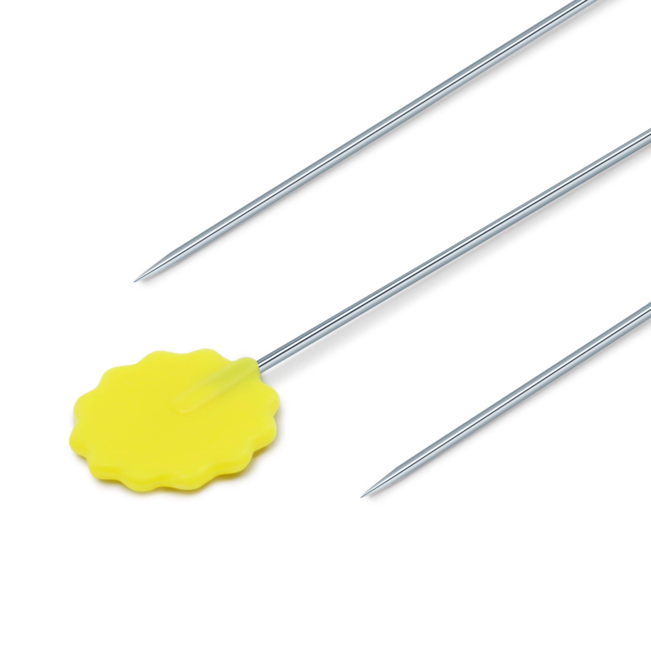 Dritz 3010 épingles fleurs plates jaunes 50 pièces