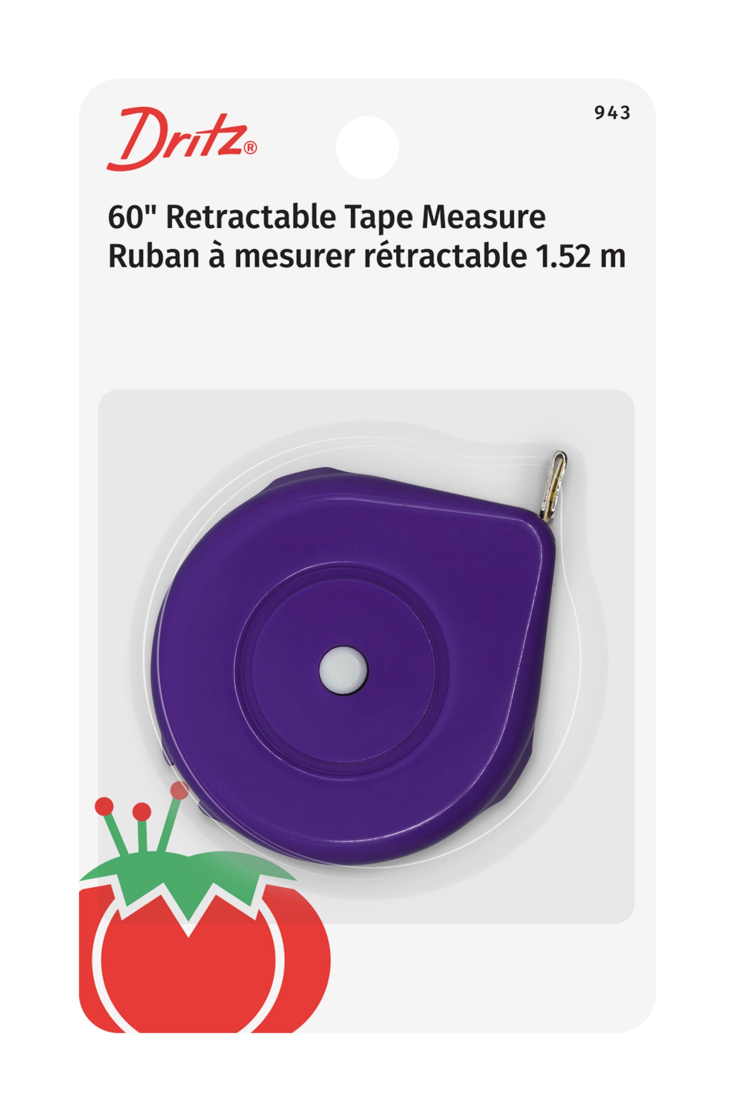 Dritz 943 mètre ruban rétractable 60 pouces assorti