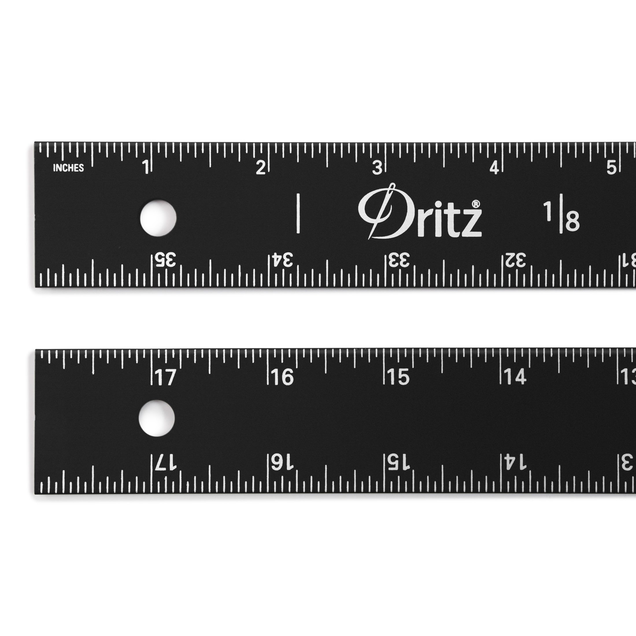 Dritz 44087 Règle aluminium anodisé 91 cm double face