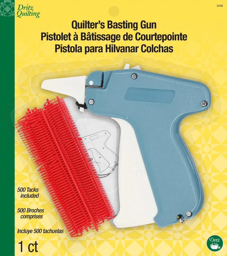 Dritz 3446 pistolet à bâti quilt + 500 attaches