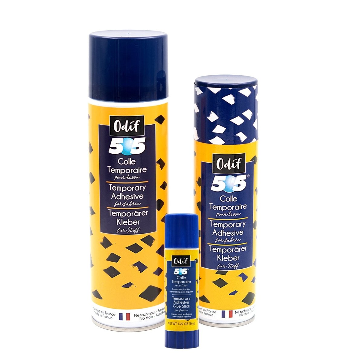 Bohin Colles textiles Odif 505 colle temporaire stick 36g tissu