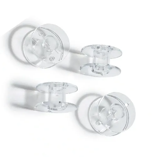 Kitac Canettes machine à coudre 20,5 mm plastique transparent