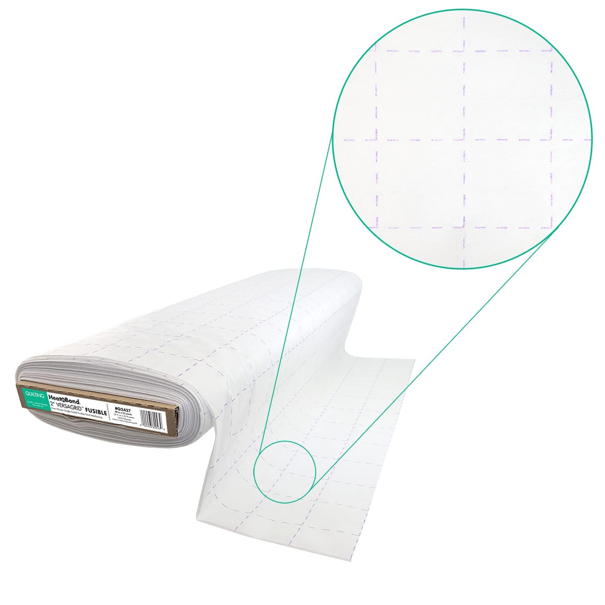 HeatnBond VersaGrid Entoilage Thermocollant 2 Pouces Blanc 2 Yards