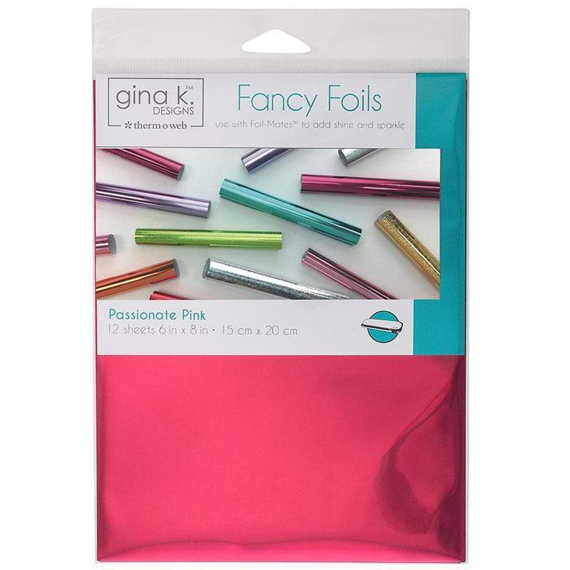 Gina K. Designs Fancy foil passionate pink 6x8 in