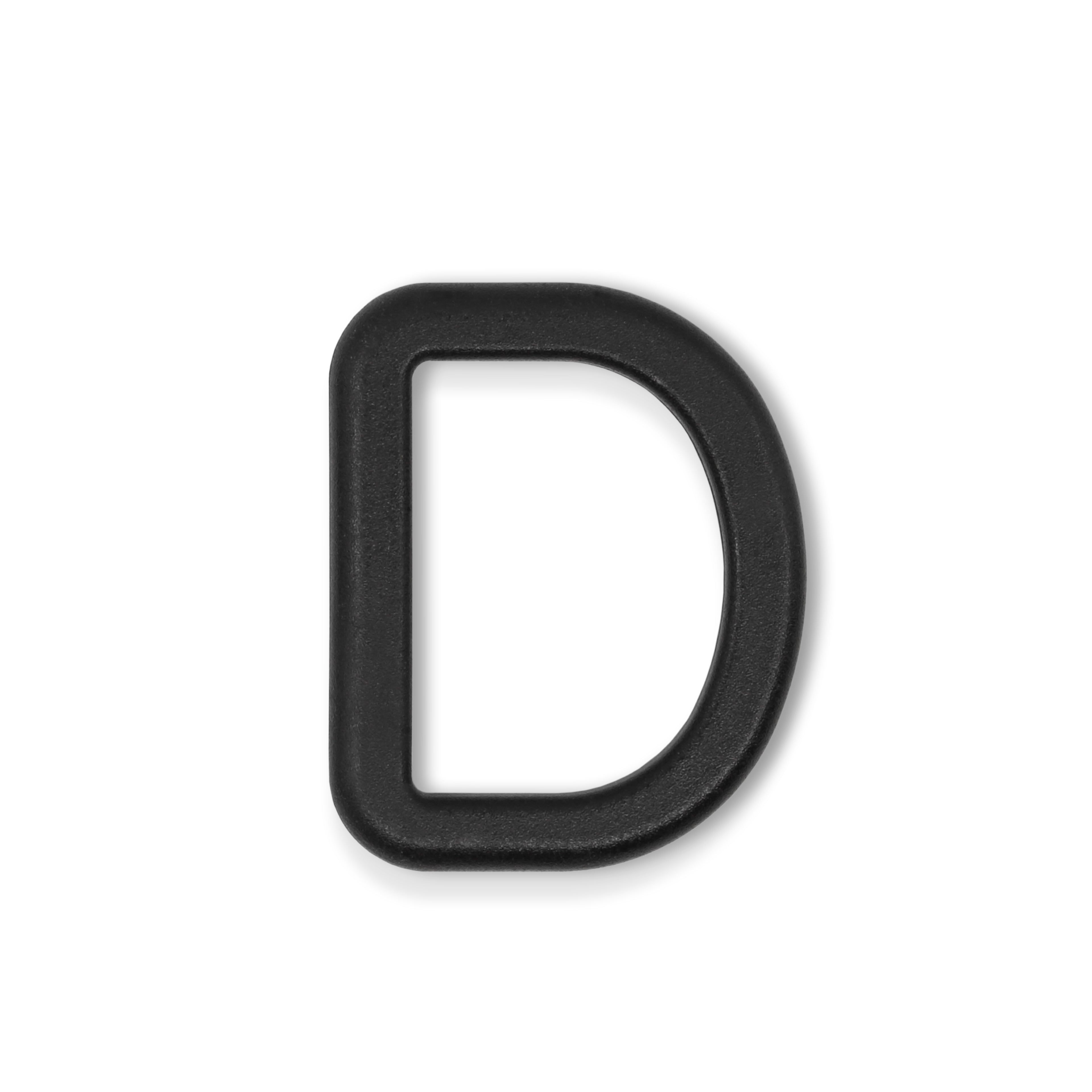 Dritz 456 anneaux en D plastique noir 1 pouce 2 pièces