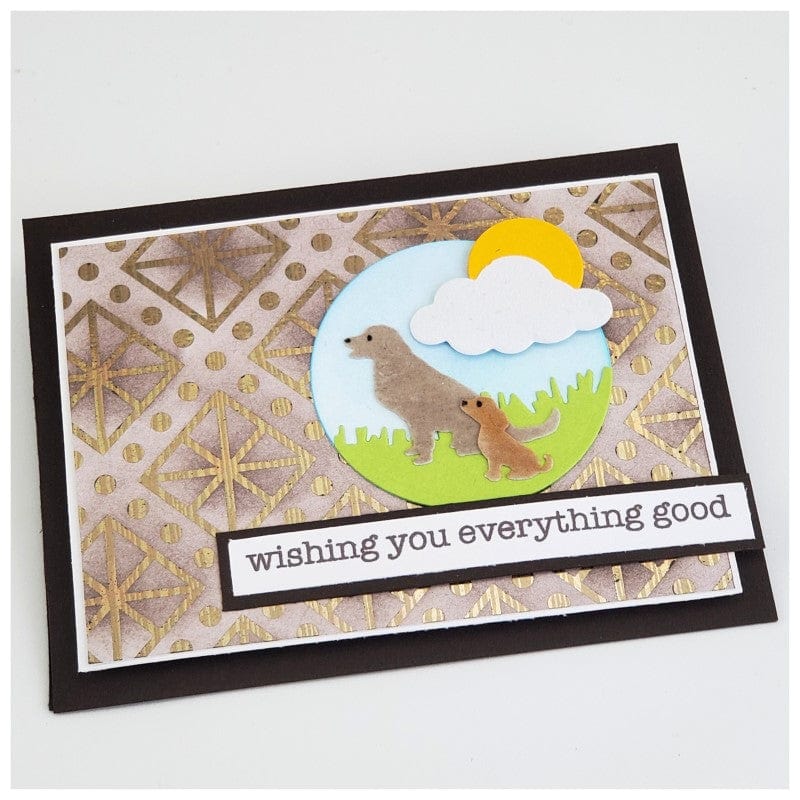 HeatnBond Deco Foil cartes toner Mod Dots A2 8 feuilles