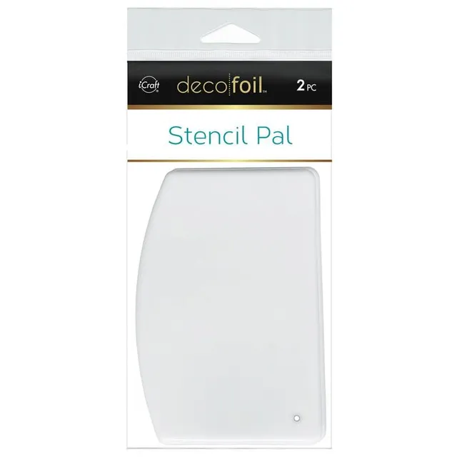HeatnBond Deco Foil Stencil Pal raclette pochoir lot 2