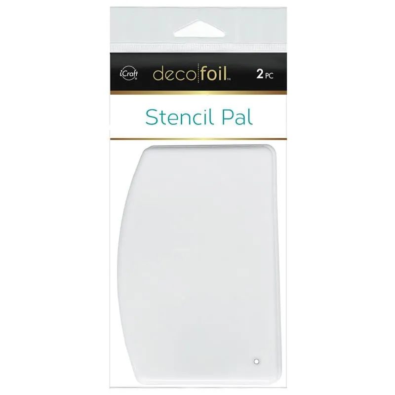HeatnBond Deco Foil Stencil Pal raclette pochoir lot 2