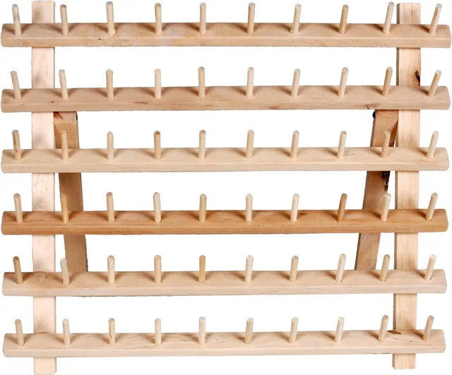 Dritz Wooden Thread Rack Porte-Fils Bois 60 Bobines