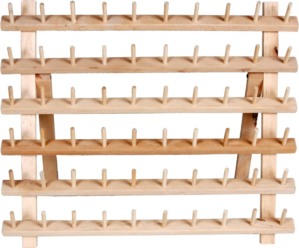Dritz Wooden Thread Rack Porte-Fils Bois 60 Bobines