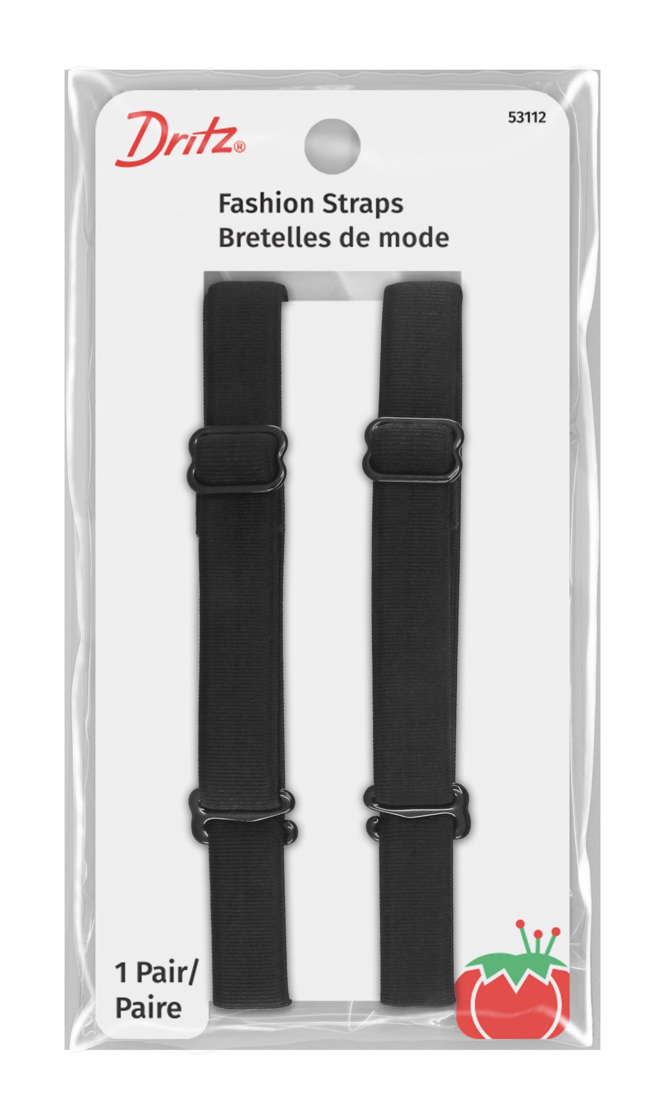 Dritz Fashion Straps bretelles transparentes réglables paire