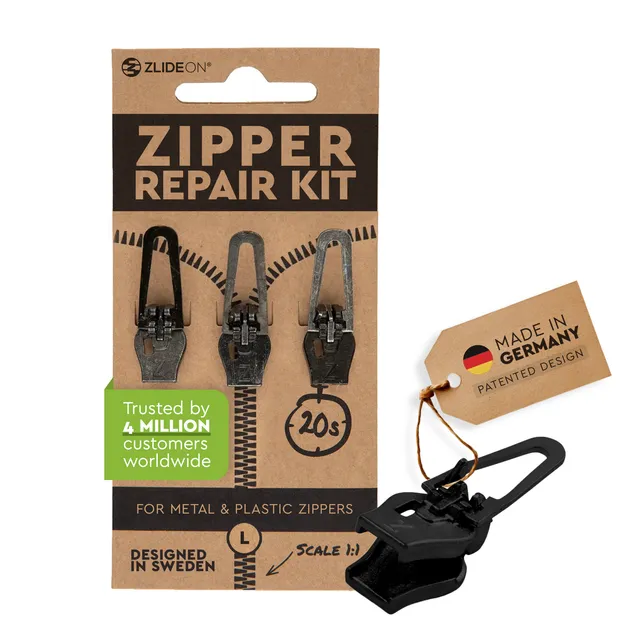 ZlideOn Multipacks lot curseurs réparation fermeture 3 pcs