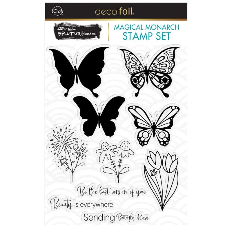 Brutus Monroe tampon clear Magical Monarch 15x20 cm