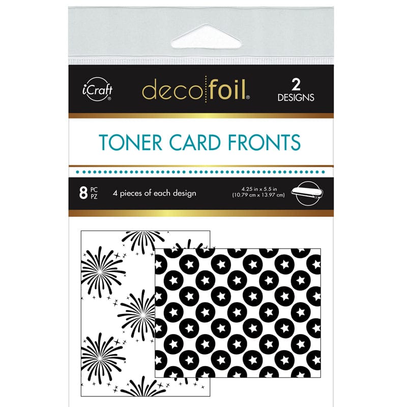 Deco Foil Toner Star Spangled carte A2 8 feuilles
