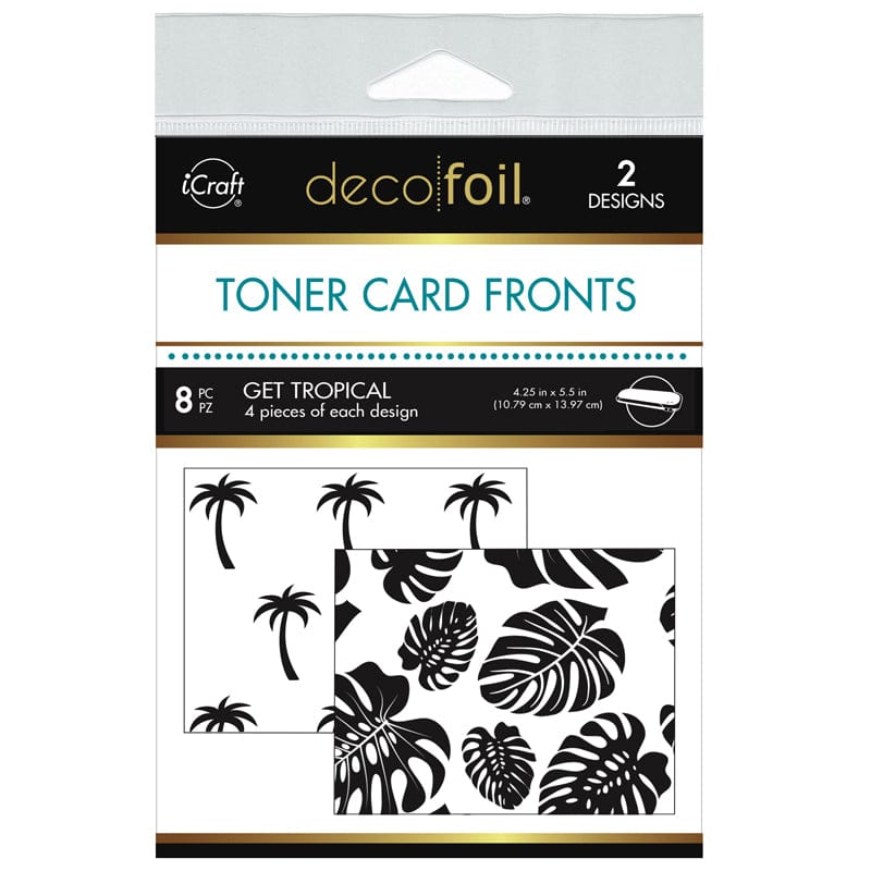 HeatnBond Deco Foil feuilles toner A2 Get Tropical x8