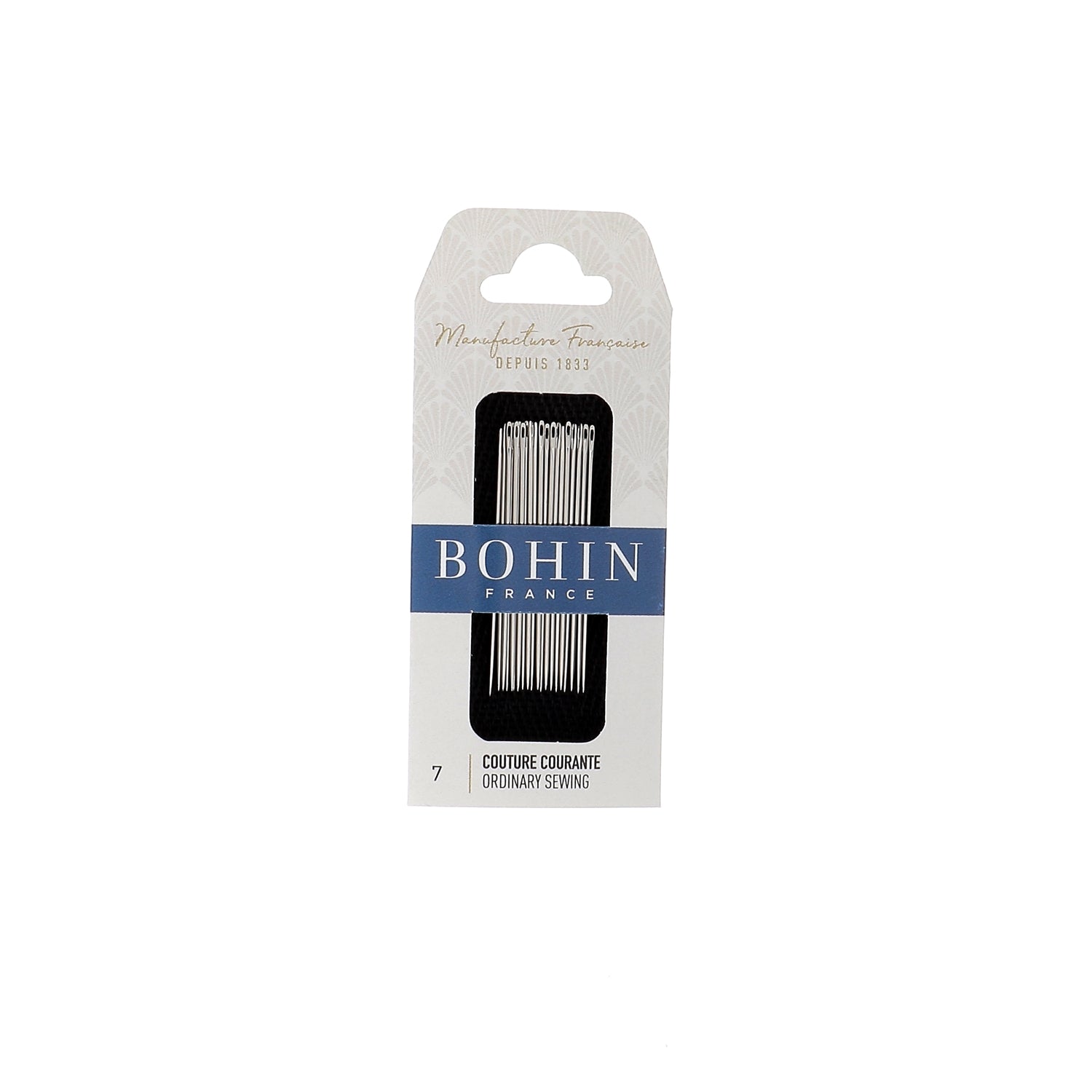 Bohin Aiguilles couture courante longues N°7 acier