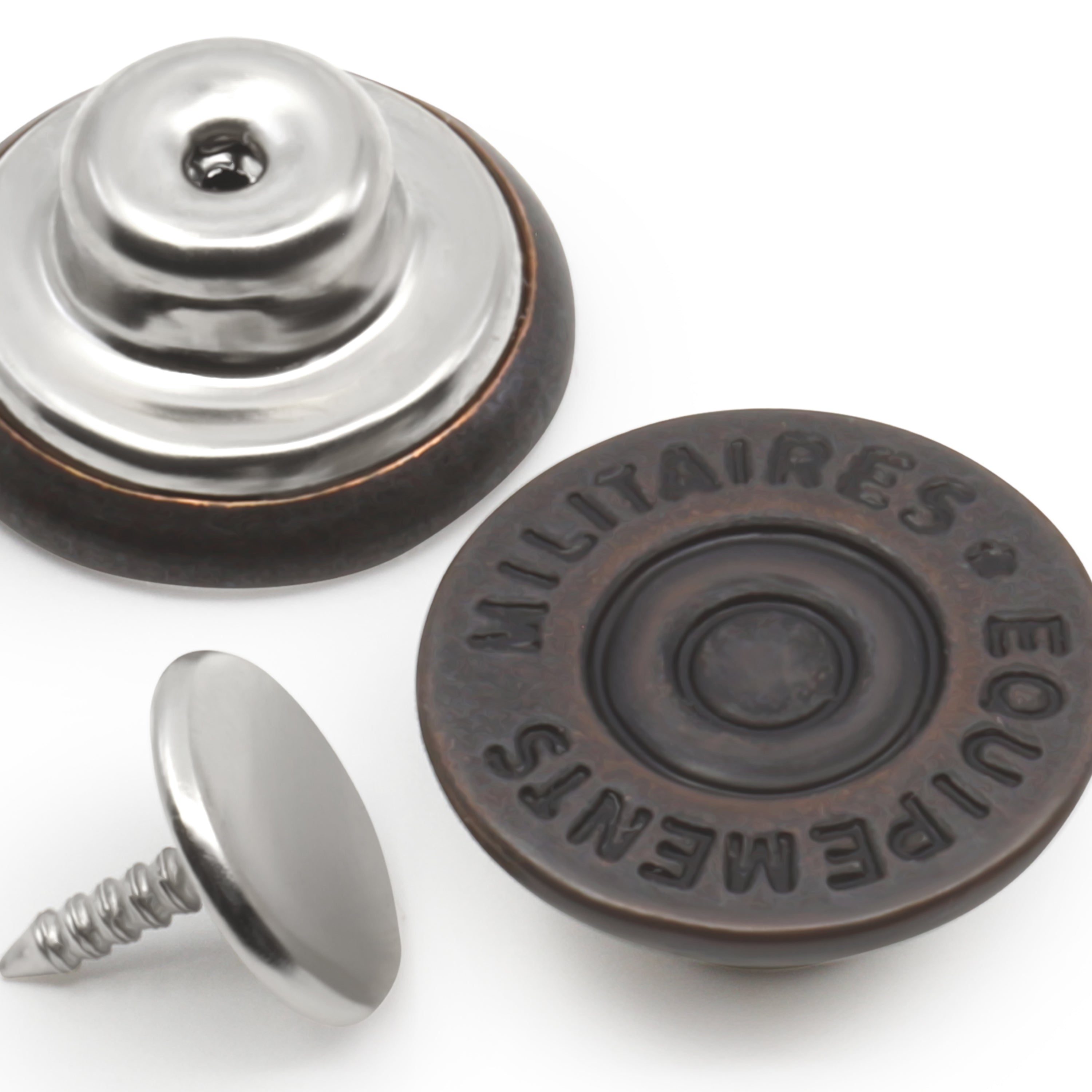 Dritz Boutons Salopette Jean 5/8" Cuivre x4 sans couture