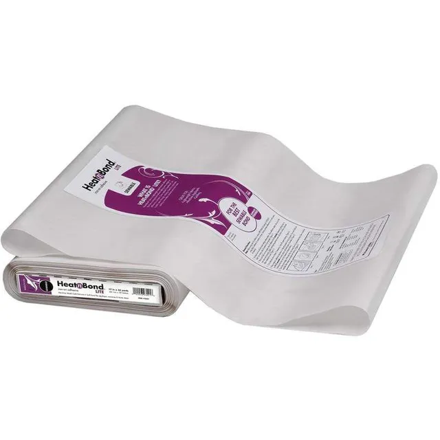 HeatnBond Lite adhésif thermocollant cousable 43 cm rouleau 32 m