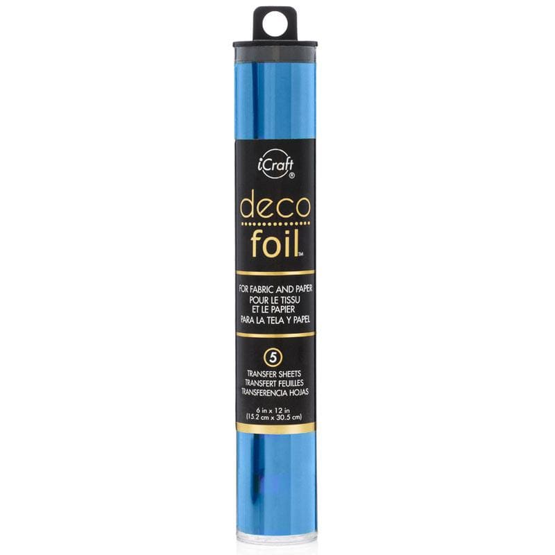 Deco Foil feuilles transfert Denim 15 x 30 cm x5