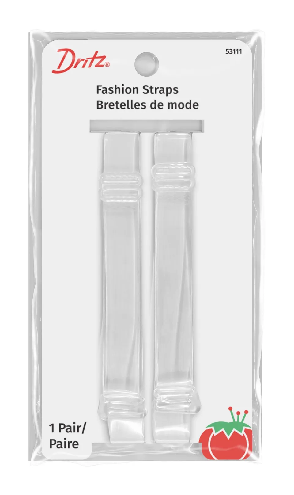 Dritz Fashion Straps bretelles transparentes réglables paire