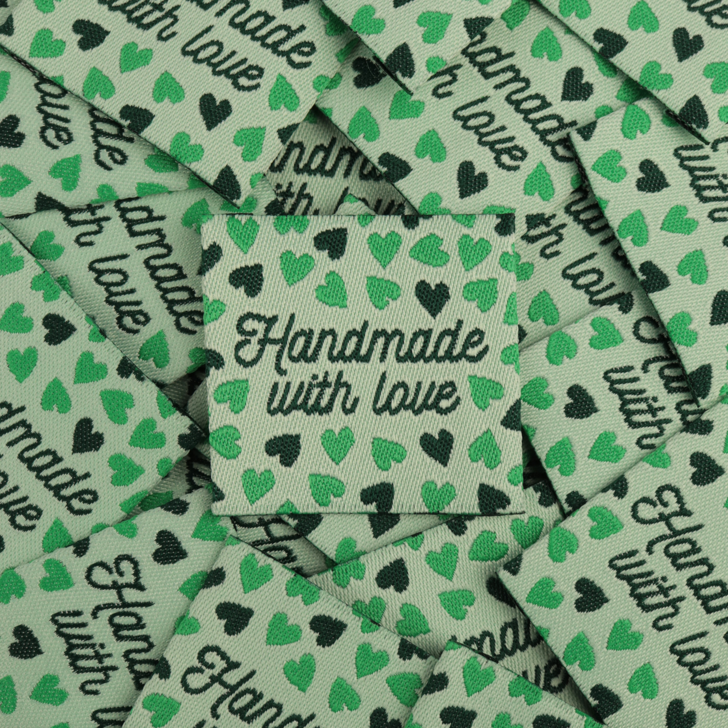 Bohin Étiquettes étiquette Handmade with love 3,5 cm