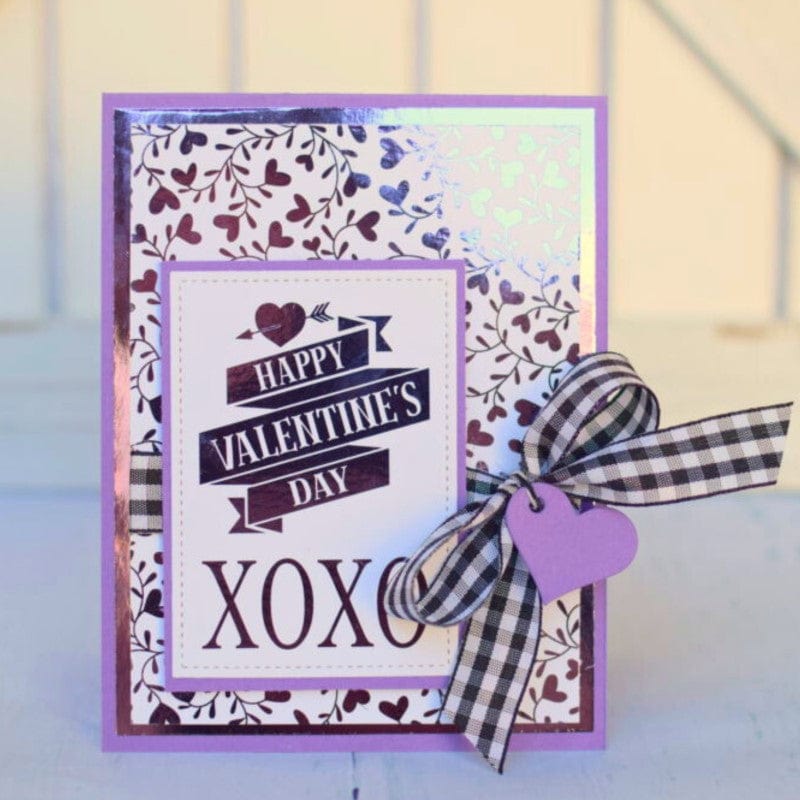 HeatnBond Gina K Foil-Mates Blooming Hearts feuille foil 10 pcs