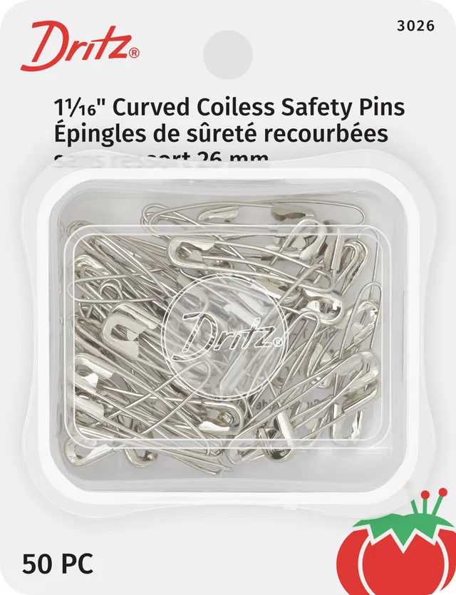 Dritz Épingle sûreté courbe sans ressort 27 mm 50 pcs