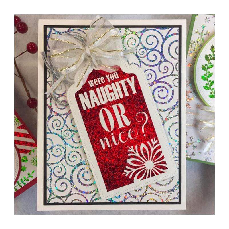Gina K. Designs Fancy feuille transfert foil Radiant Red lot 12