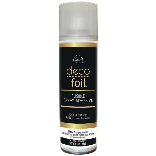 Deco Foil Transfert spray adhésif thermocollant tissu 184g