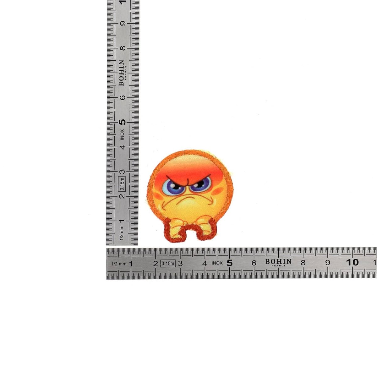 Bohin Patch thermocollant emoji MDR réparation vêtement