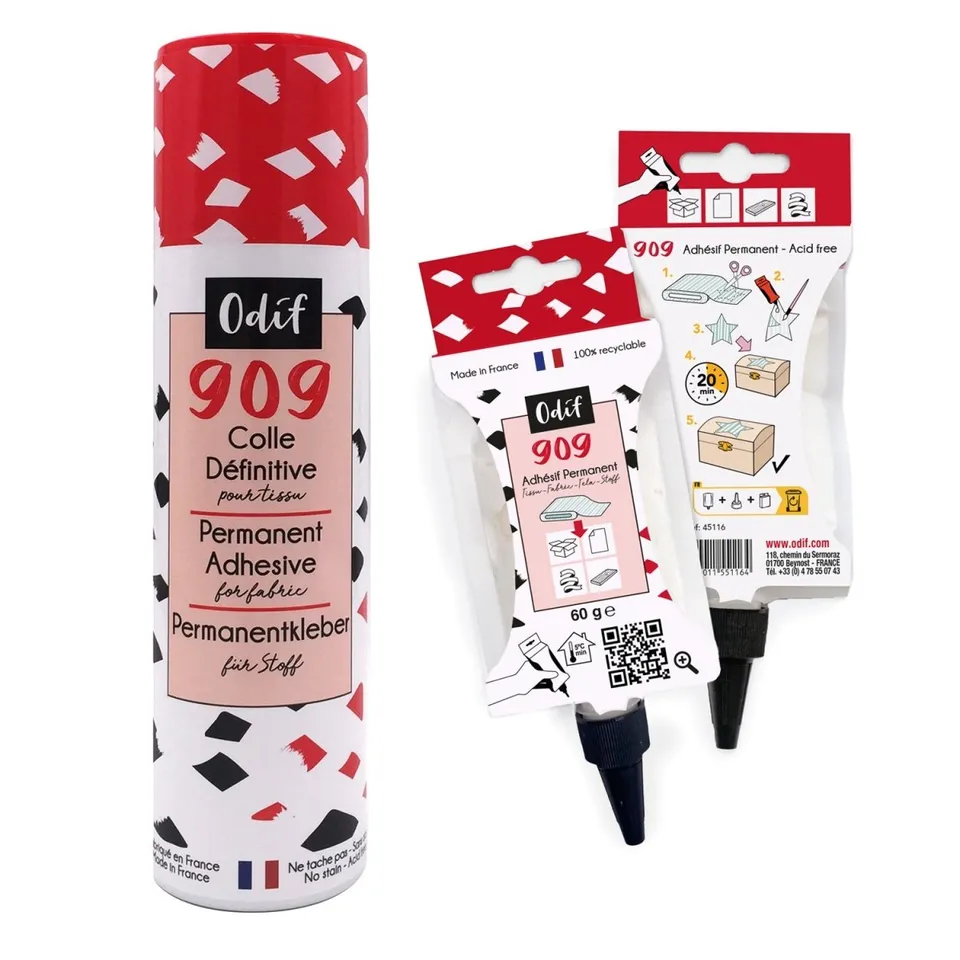 Odif 909 colle textile définitive poche spray