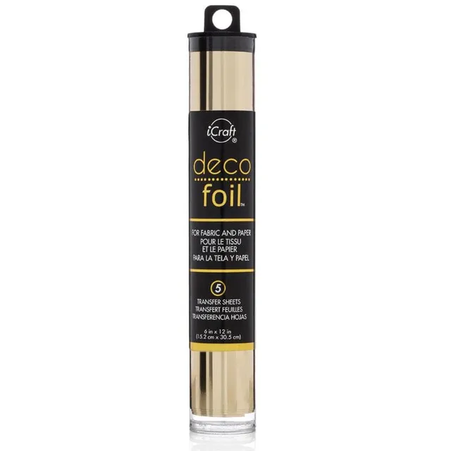 HeatnBond Deco Foil feuilles transfert Champagne x5