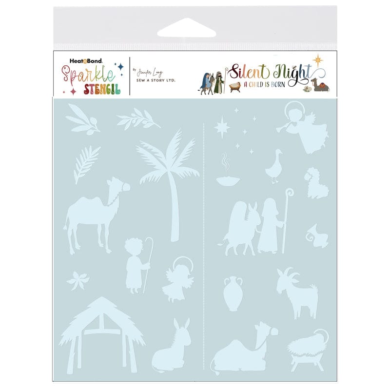HeatnBond Sew a Story Silent Night pochoir 15x15 cm