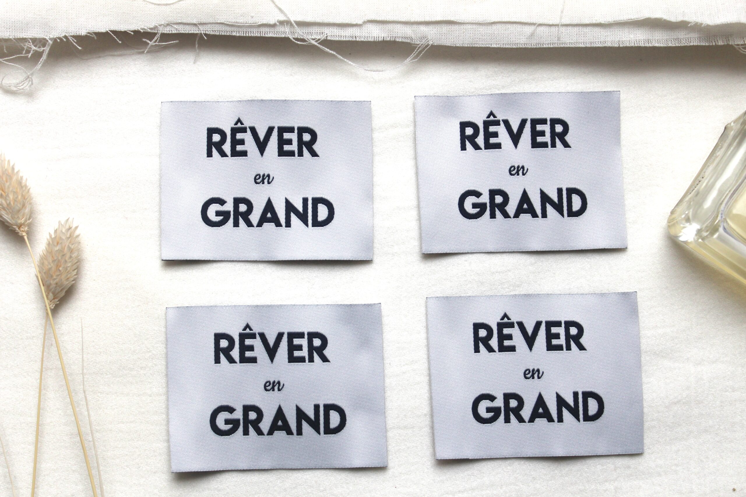 La Petite Maison Couture Rêver en grand Marine x4 étiquette XL