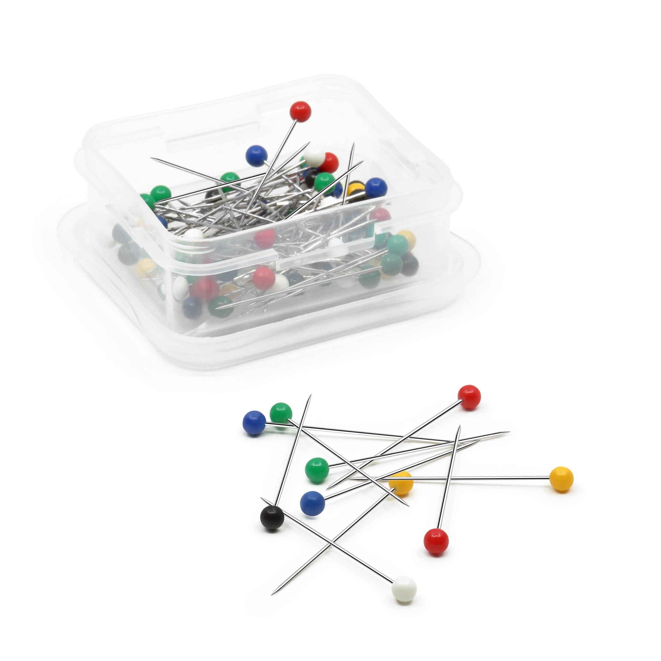 Dritz 45 Épingles Boule Pointe Ronde 75 pcs 38 mm