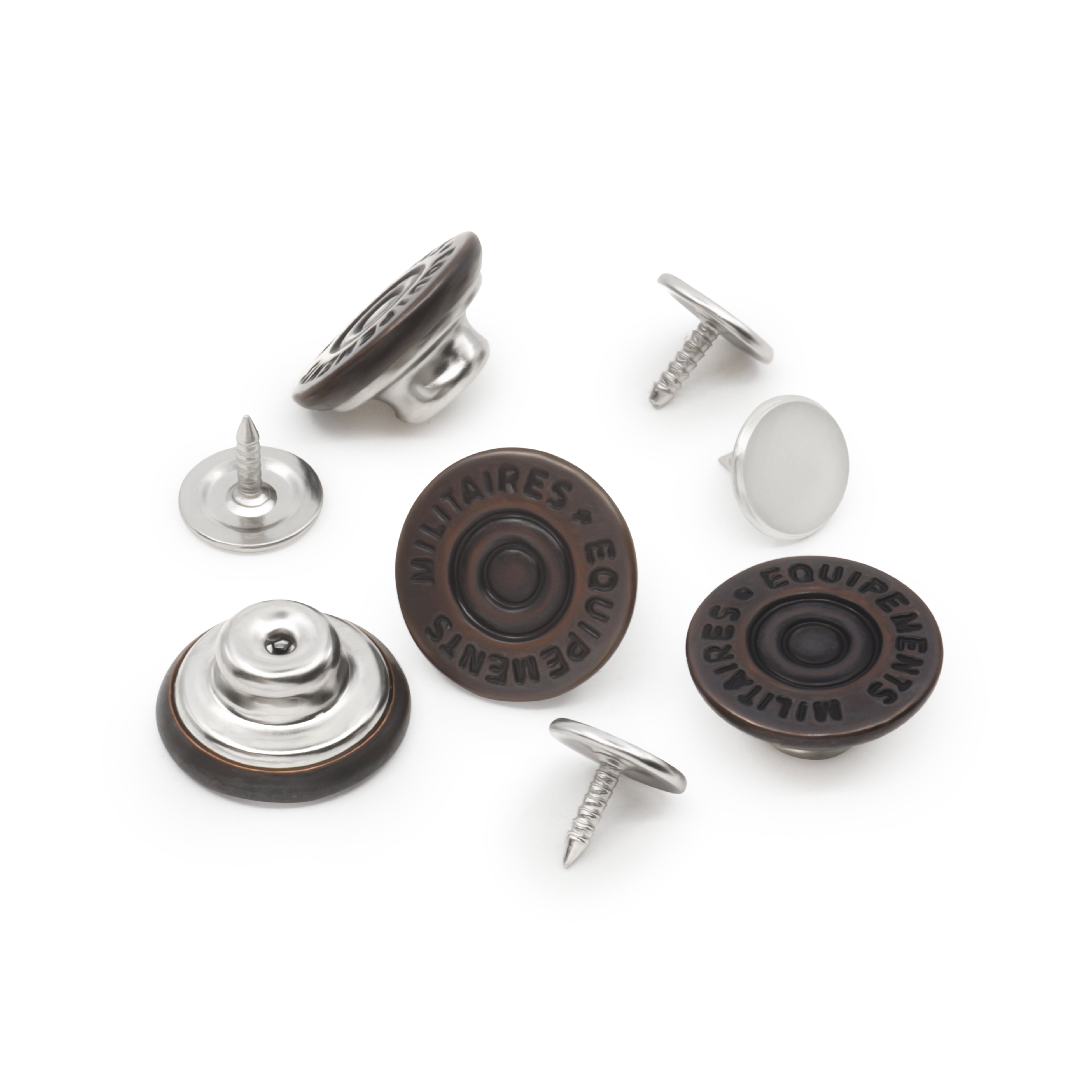 Dritz Boutons Salopette Jean 5/8" Cuivre x4 sans couture