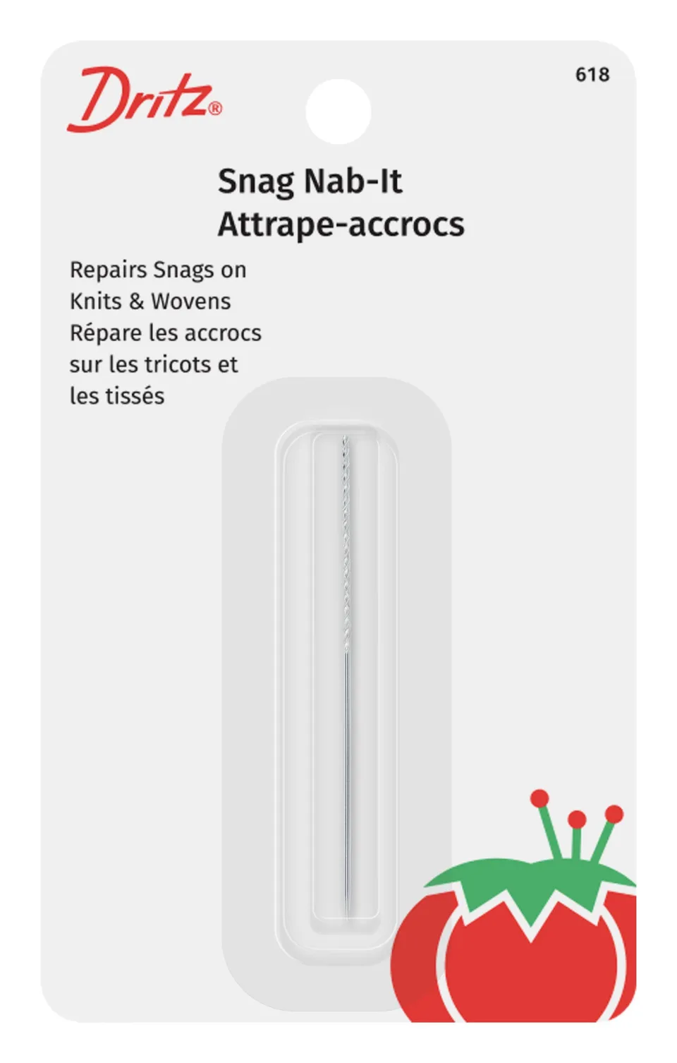 Dritz Snag-Nab-It Outil Répare-Accrocs Tricot 6,35 cm