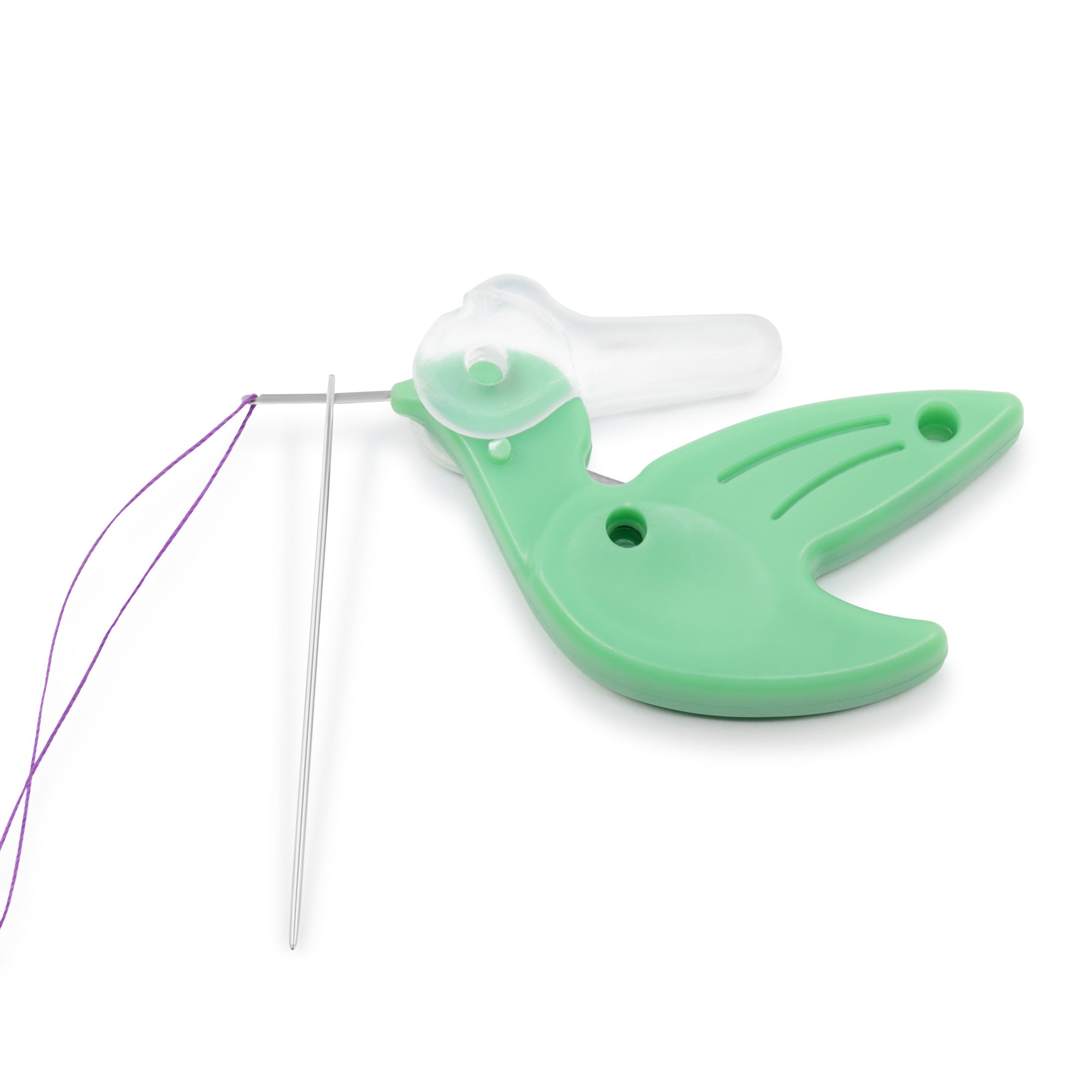 Dritz enfile-aiguille colibri avec coupe-fil