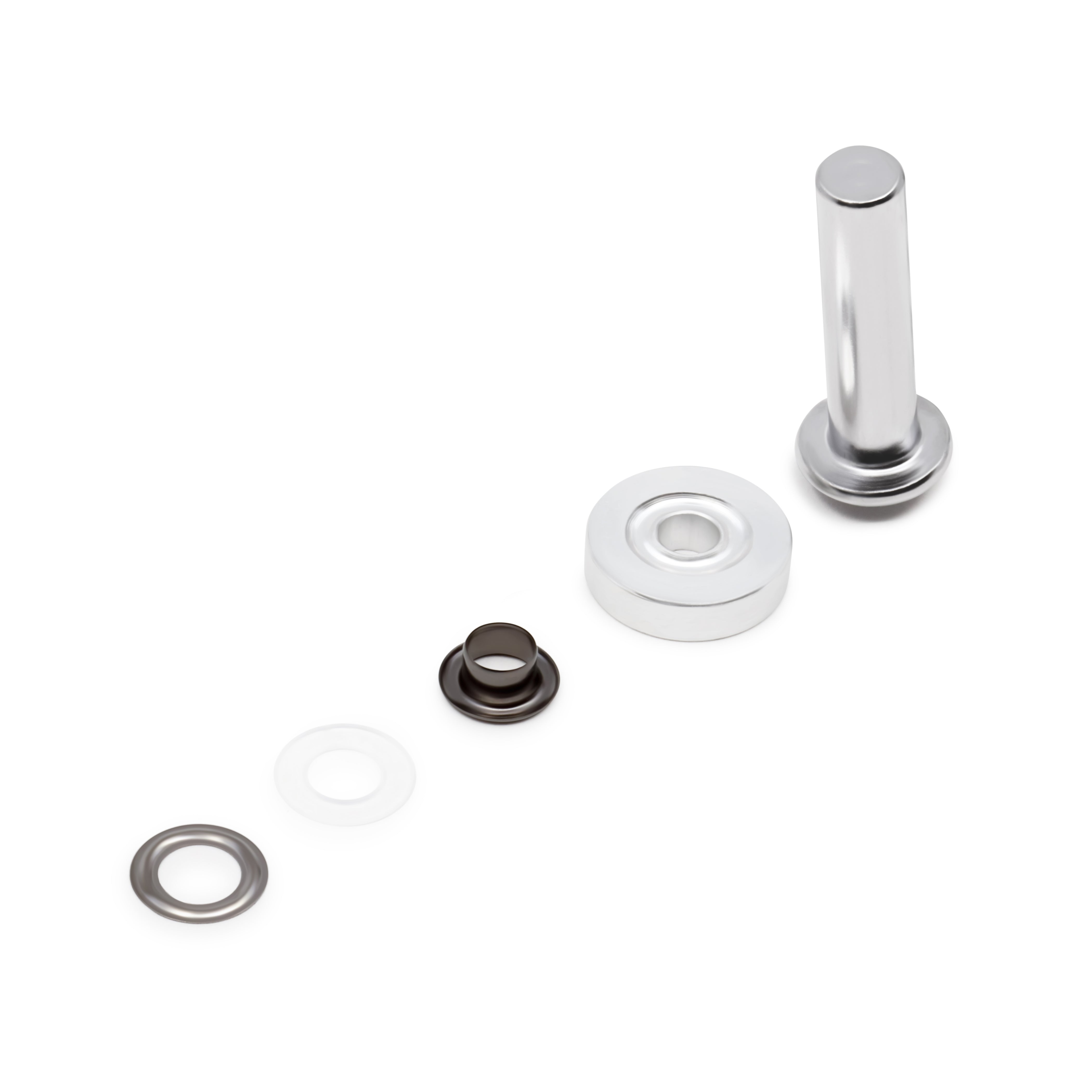 Dritz Oeillets 2 Parties 6 mm x72 Nickel + Outils