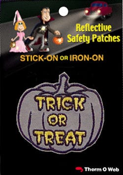 HeatnBond patch Halloween réfléchissant citrouille