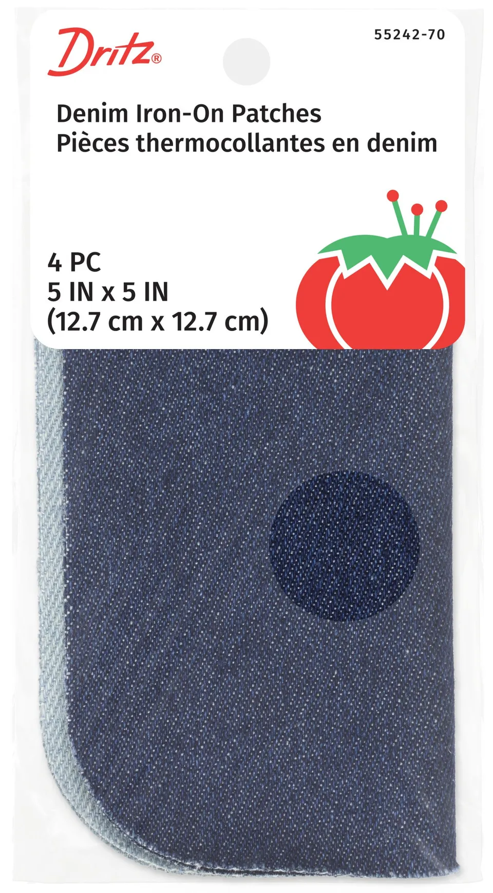 Dritz Patchs Thermocollants Jean Assortis 13 cm x4 Coton