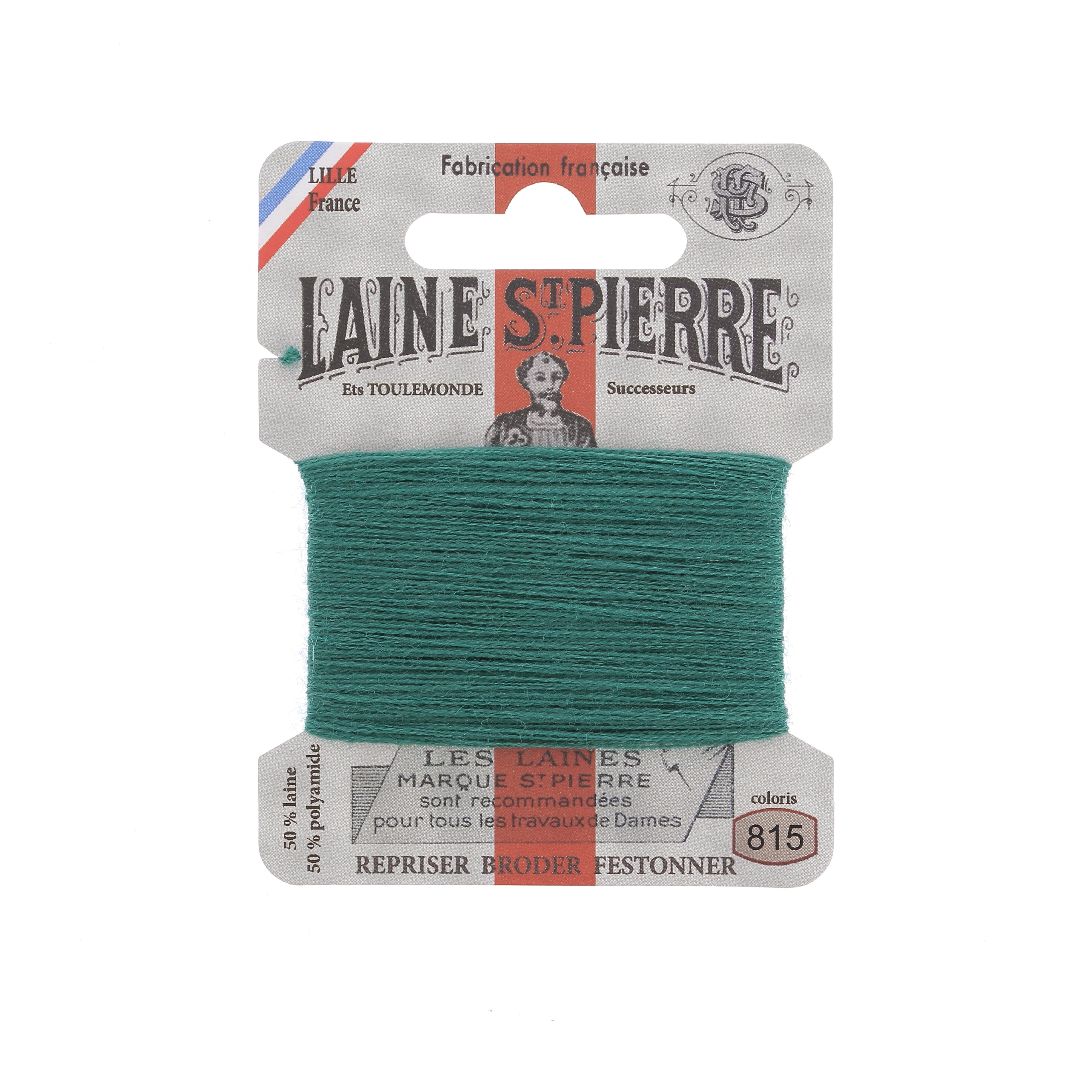 Fil Au Chinois Laine St Pierre fil broder vert laine