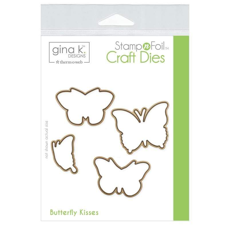 Gina K. Designs Butterfly Kisses matrice découpe papillon 4 pièces