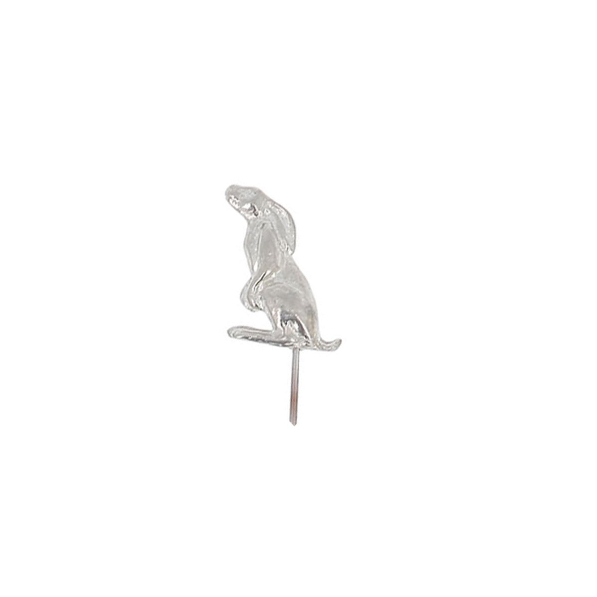 Bohin Fibule Escargot Cabinet de curiosité broche étain 8 cm