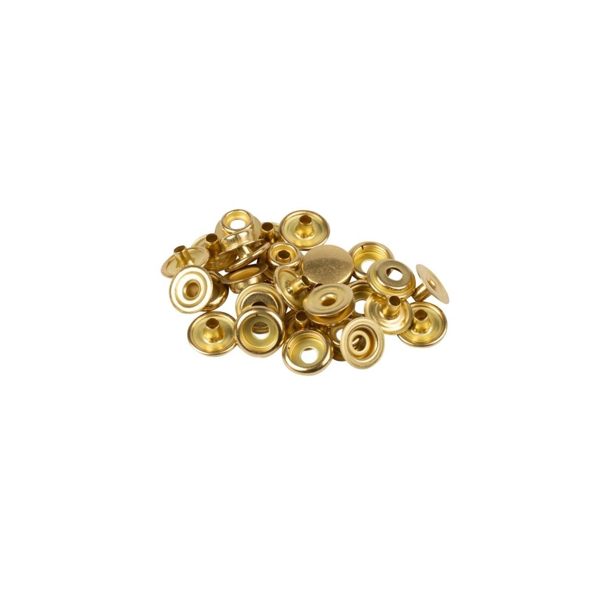 Bohin Boutons pressions sans couture 14 mm bouton pression argent lot 10