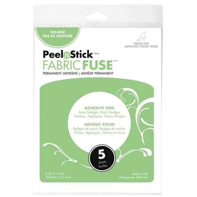 HeatnBond Fabric Fuse 3344 feuille adhésive tissu 5 feuilles