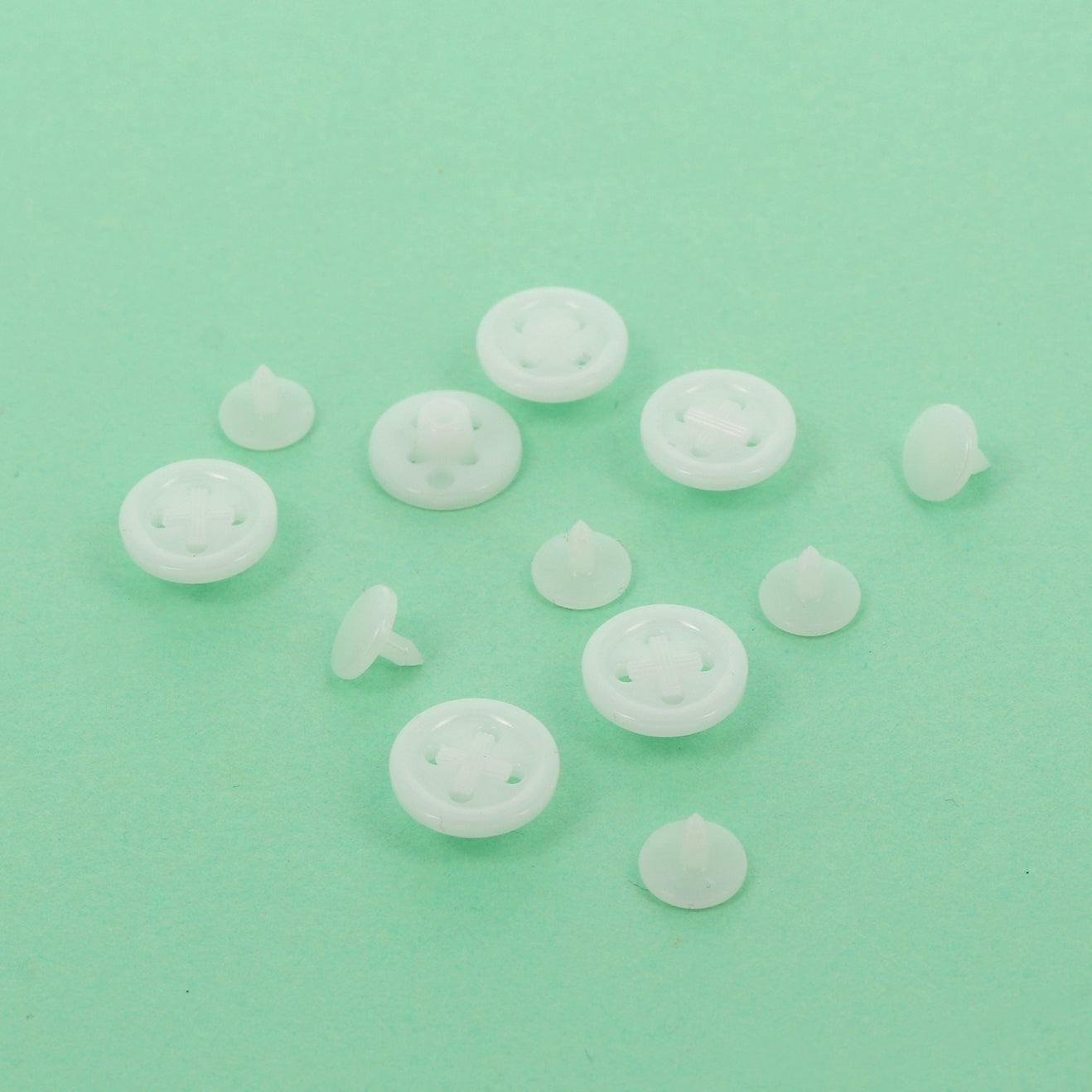 Bohin Boutons Magiques chemises bouton blanc 10 mm x12