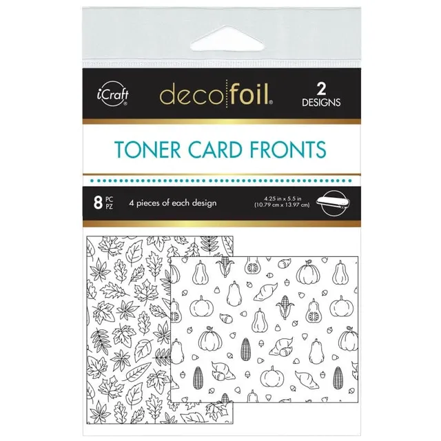 HeatnBond Deco Foil Harvest carte à foil A2 8 feuilles